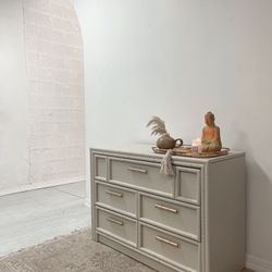 Restored Faux Bamboo Dresser 