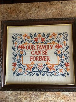 Sampler (Wood framed w/ Glass)