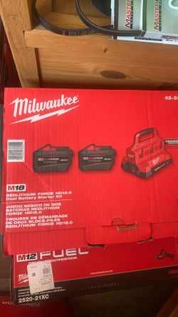 Milwaukee batteries & charger