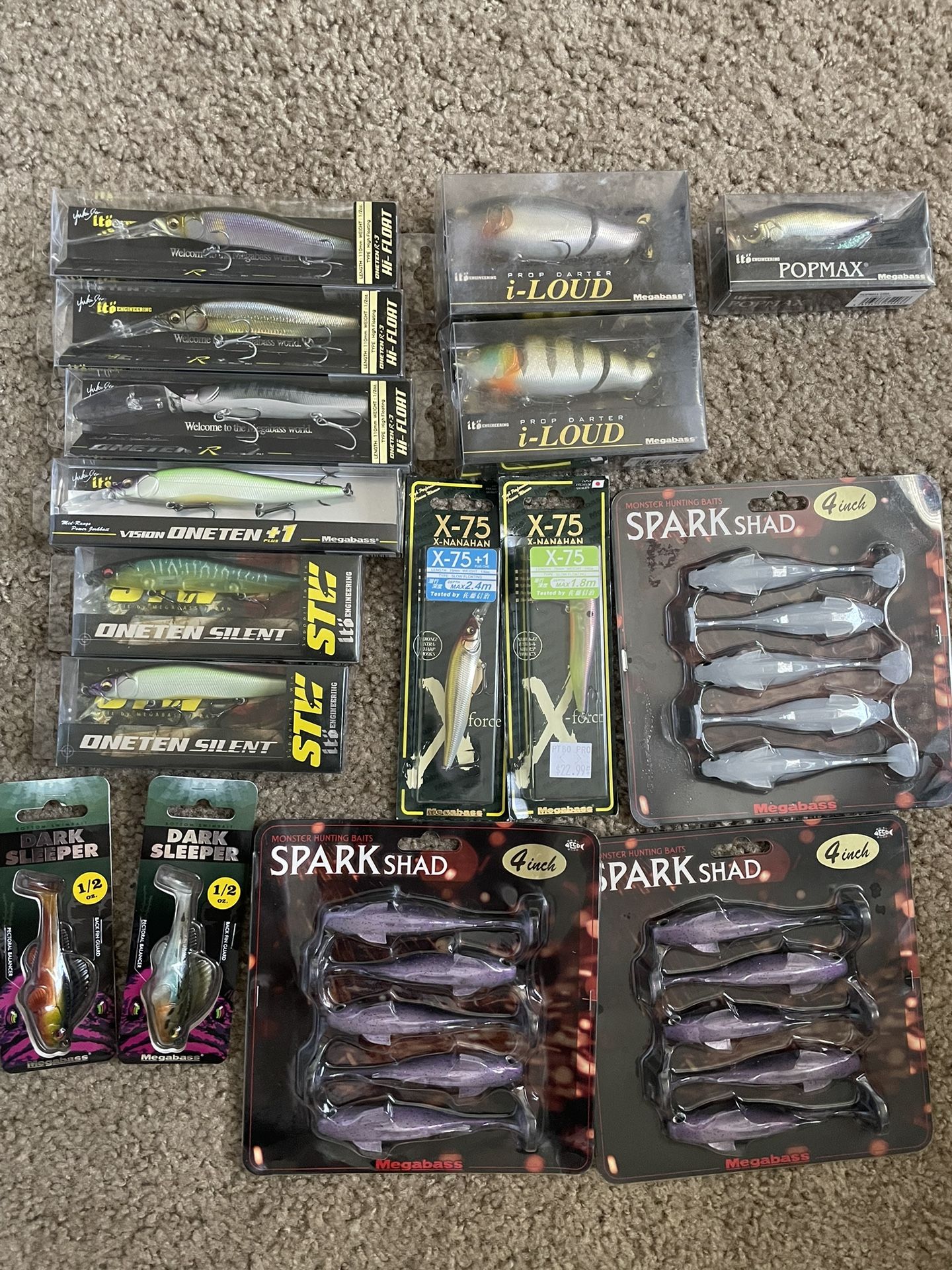 Megabass Fishing Lot