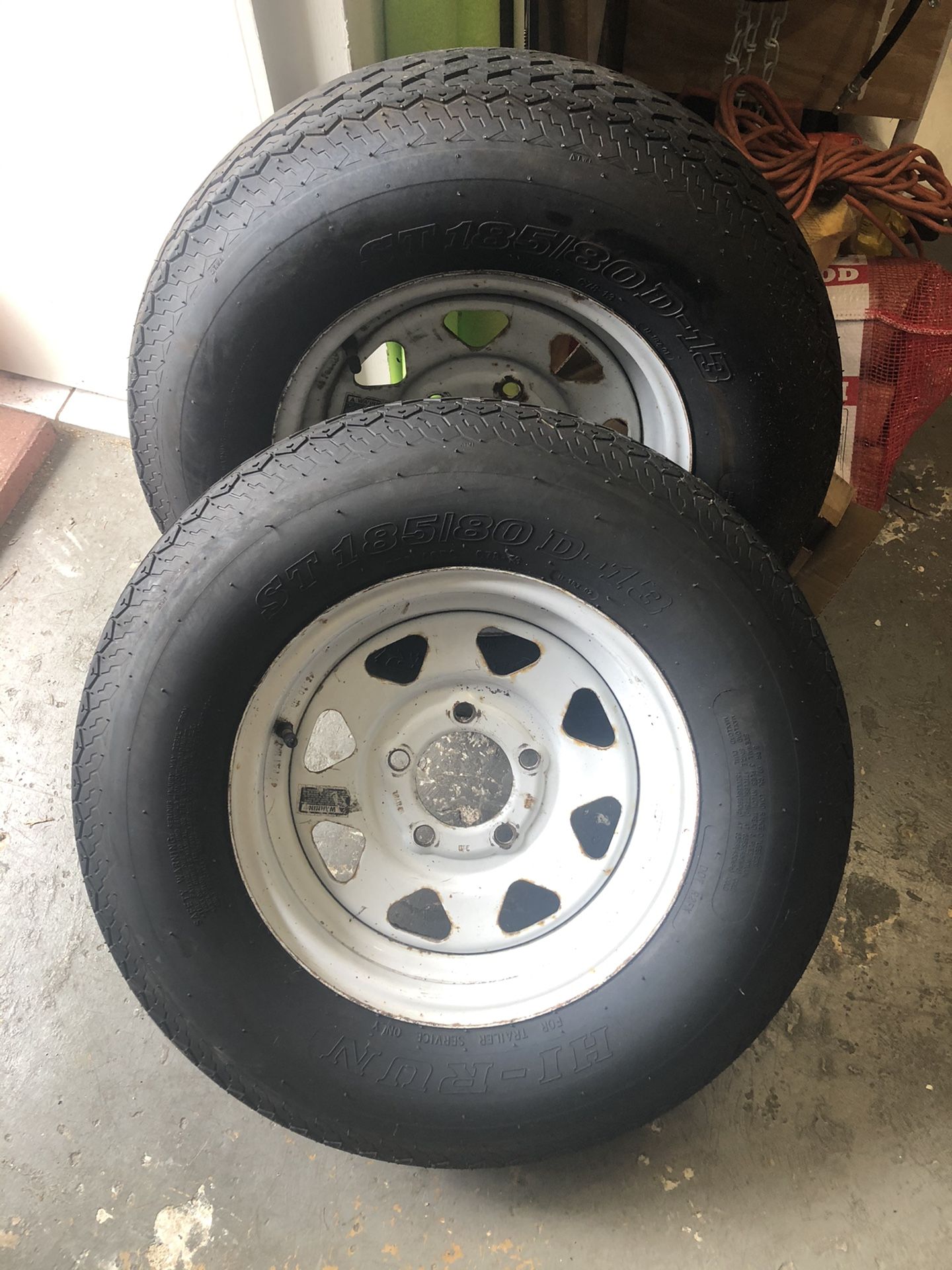 Trailer tires (2)