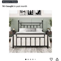 Queen Size Metal Bed frame
