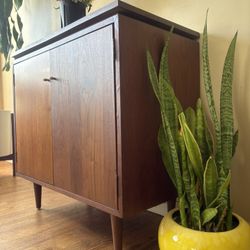 Petite MCM Record Credenza