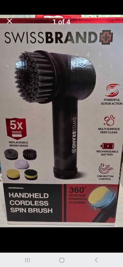 Swiss Brand Handheld Cordless Spin Brush