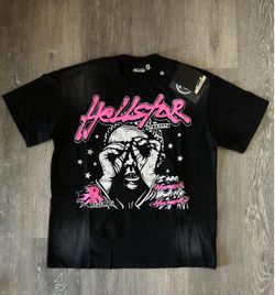 Black Hellstar “I See Humans But No Humanity” Graphic T-shirt Size M