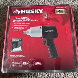 New Husky 1/2 impact wrench