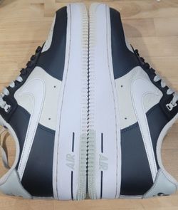 Nike air force 1 low split black white / silver 8.5 women