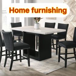 Furniture Dining Table With Four Chairs