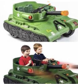 NEW 24 Volt Ride-On Military Tank Vehicle, Adventure Force