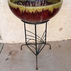 Ceramic Pot Plant Stand Pottery