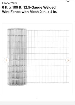 Wire Fencer Rolls ( 6 Ft tall x 100 ft Long )