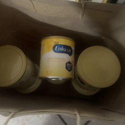 6 Enfamil Cans