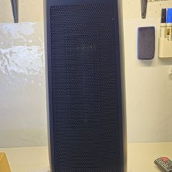 Lasko 22" 1500W Oscillating Electric Ceramic Tower Space Heater with Remote, Black