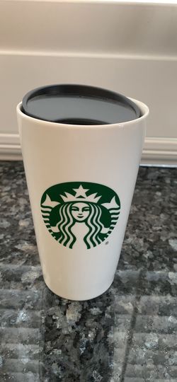 Never been used-Starbucks 12 oz ceramic travel mug