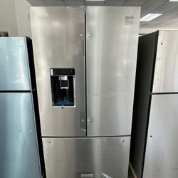 $2699 KitchenAid 23.8 Cu Ft French Door Refrigerator, Counter Depth, Open Box, Minimal Cosmetic Wear, One Year Warranty