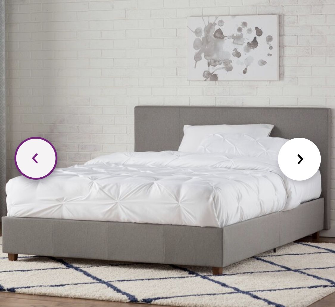 Brand New Platform Upholstered Bed (Queen)