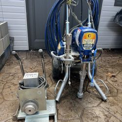 Sprayer Paint GRACO Gmax 5900 Convertible And Electric Motor.