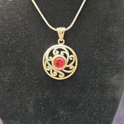 Bali Collection Pendant Sapphire  ( Lab. )