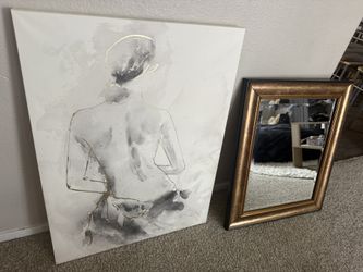 Wall Art And Mirror