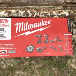Milwaukee 2695-27S M18 Cordless Combo Tool Kit 
