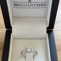 Diamond Round Engagement Ring