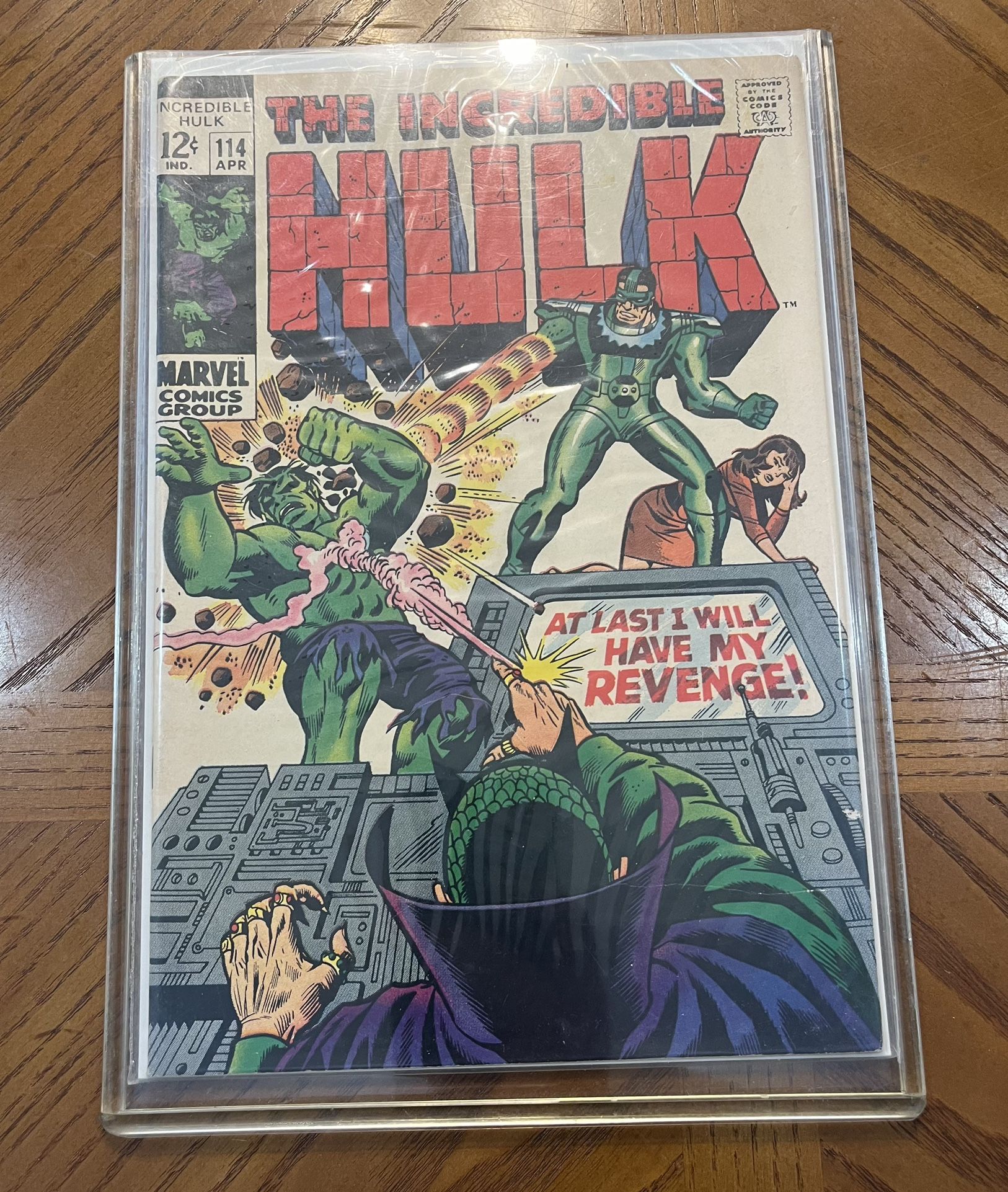 Incredible Hulk #114 Comic Book