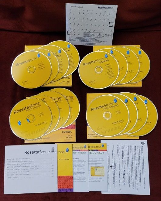 Rosetta Stone Version 3 Español Spanish Levels 1-3
