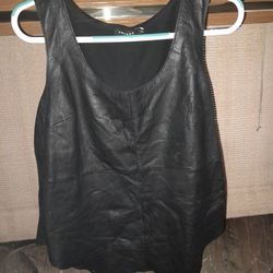 Leather Tank Top