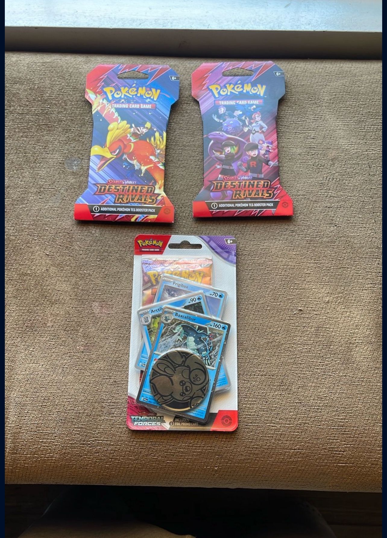 Pokemon booster packs destined rivals and temporal forces