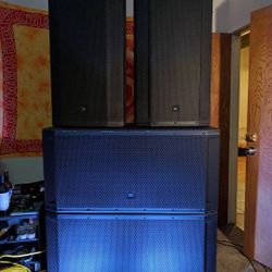 JBL SRX Sound System (Subwoofers + Loudspeakers)