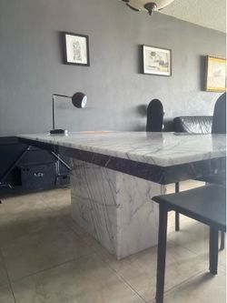 Marble dining table