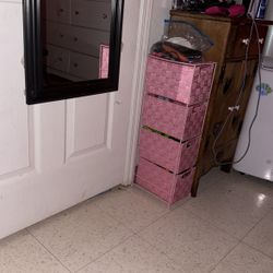 Pink Storage Bins 