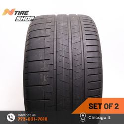 Selling a Set of 2 Used  6/32 Summer  315/30ZR21  105Y  Pirelli  P Zero Corsa PZC4 NO