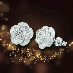 925 sterling silver stud earring