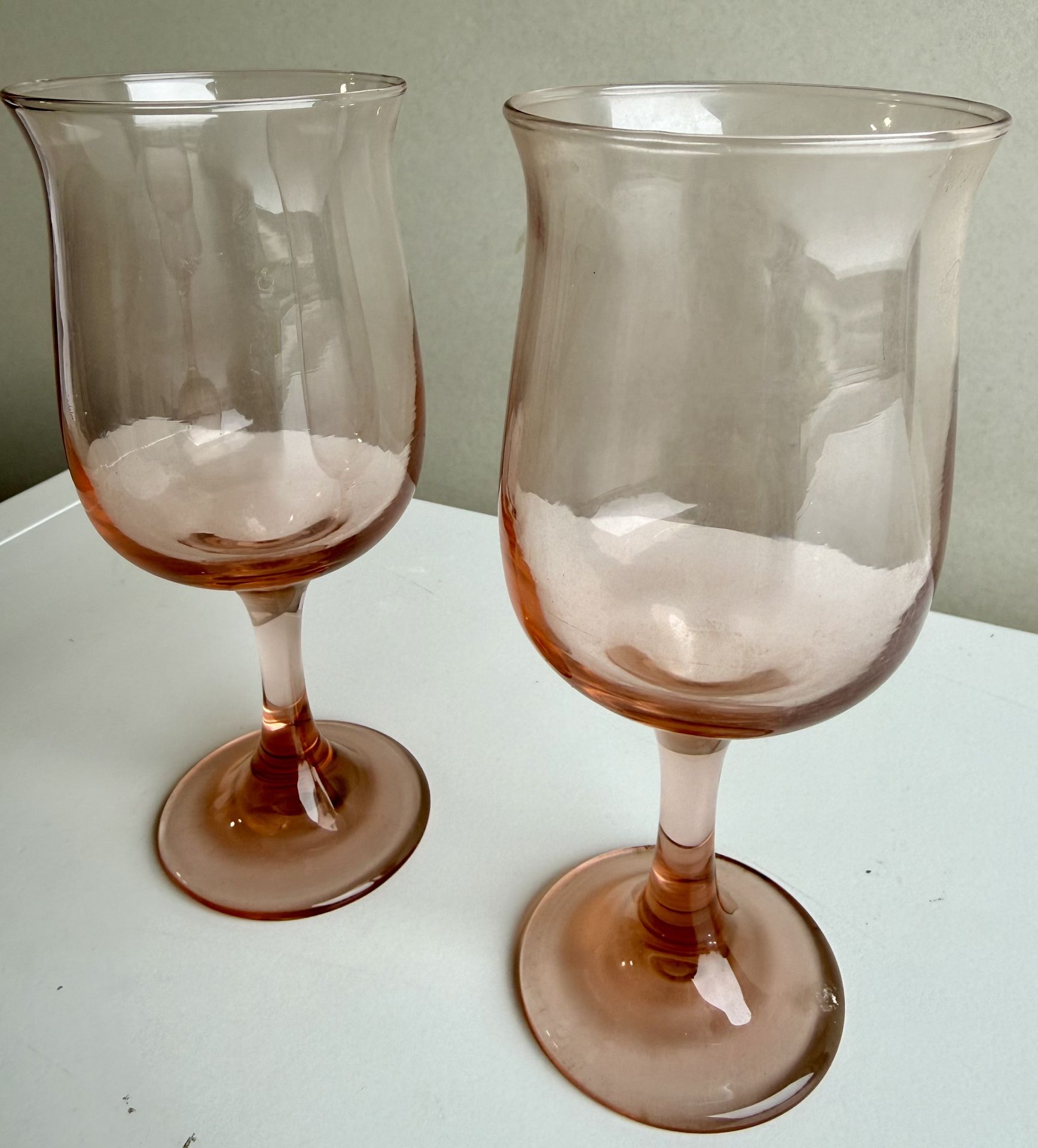 Pair of Rose Colored Depression Era Glasses