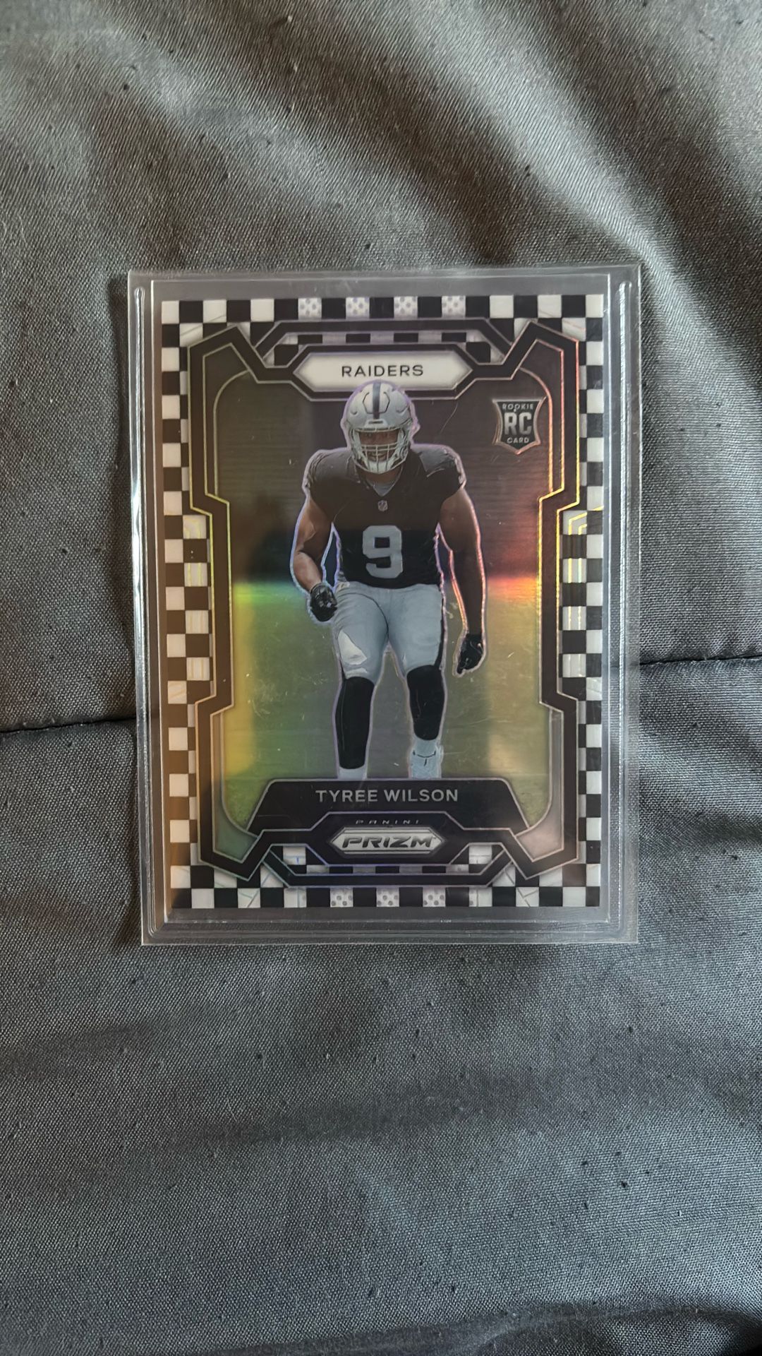 2023 Prizm Checkered Tyree Wilson RC