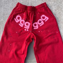 Red Angel Number 555 Sweatpants