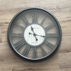 London Roman Numeral Wall Clock/Westminster Clock Company