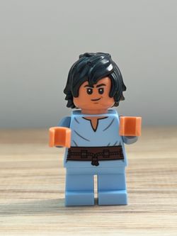 LEGO Star Wars Young Boba Fett Minifigure Bright Blue Shirt Slave I
