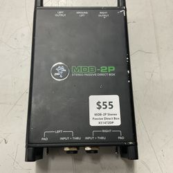 MDB-2P Stereo Passive Direct Box