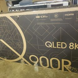 Tv Samsung 75", Q900R, 8k, Triple Array Led, HDR, Alexa, Google, Excellent 