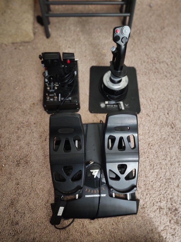 Thrustmaster Warthog Hotas and Pedals