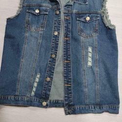 jean vest men 