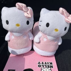 Hello Kitty Plush Slippers