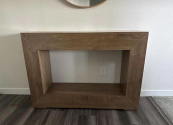 Mesa de entrada de madera 47.24 pulgadas (nueva en su caja)