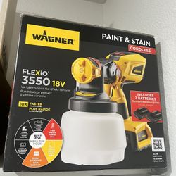 Wagner FLEXiO® 3550 Paint & Stain Cordless 