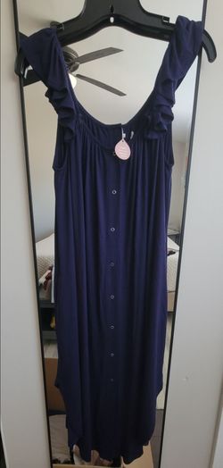 Kindred Bravely Labor Gown - Navy Blue