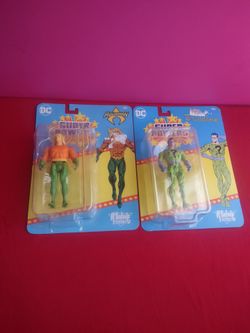 DC SUPER POWERS AQUAMAN & THE TIDDLER FIGURE McFarlane