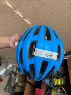 Blue helmet