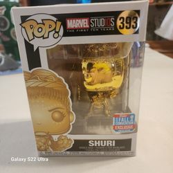 Gold Chrome Shuri Funko Pop (Vaulted)